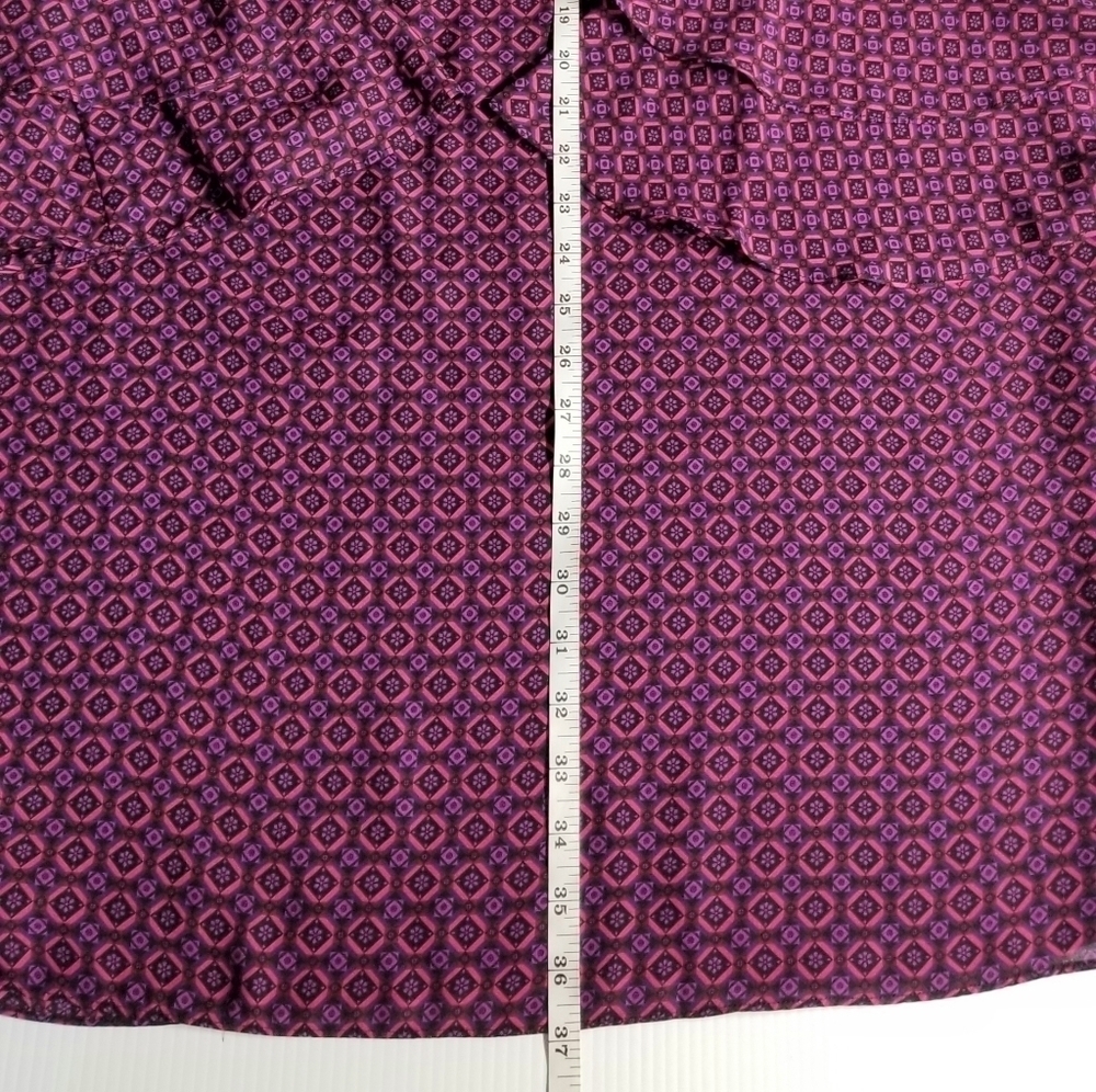 Cece Purple and Pink Halter Vneck Casual Dress, Bell sleeve knee Length Dress - Picture 4 of 9